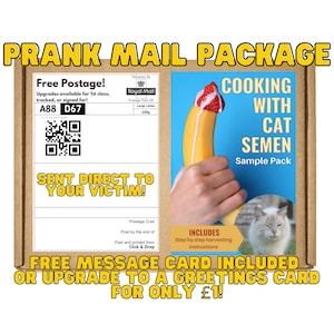 Funny Prank Gift Box - Cooking With Horse Semen Gag, Anonymous ...