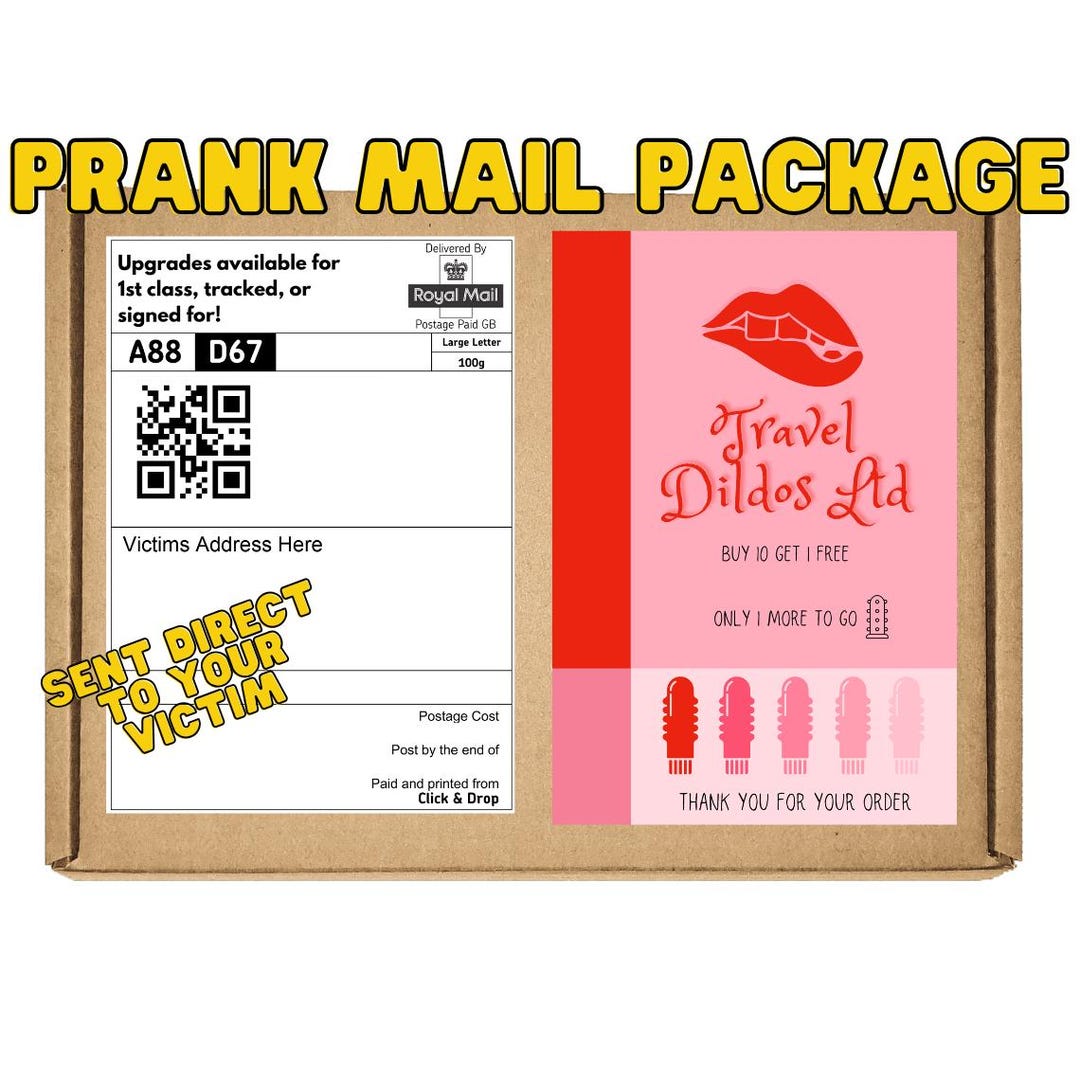 Funny Prank Gift Box - Dildos Offer | Hilarious Gag Gift for Friends ...