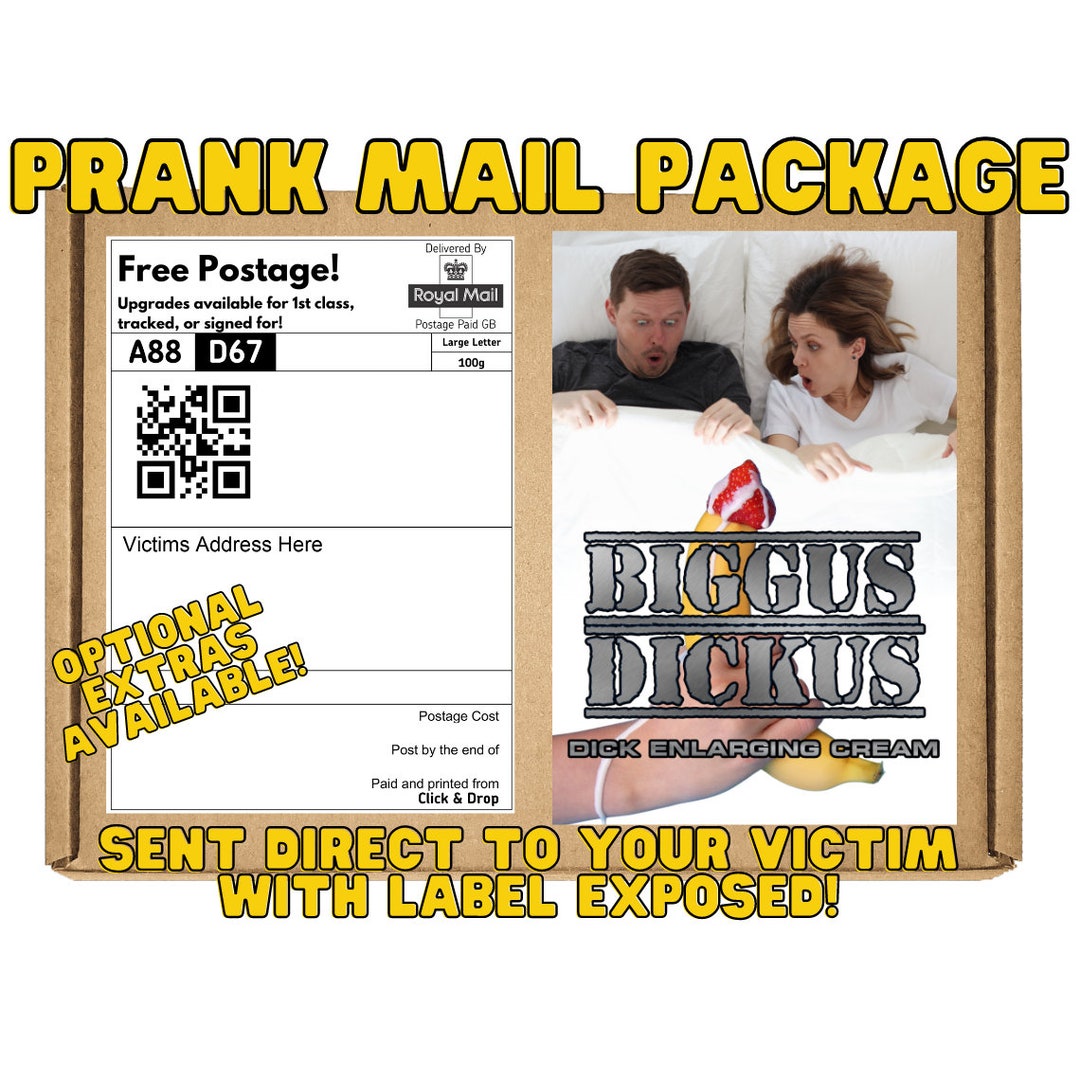 Prank Gift Box Biggus Dickus. Gag Gift/funny Inappropriate Prank Gifts