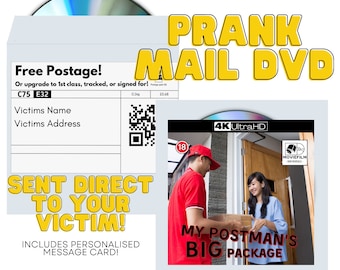 My Postman's Big Package - Prank DVD, Funny Gag Gift to Send Anonymously (Random CD/DVD)