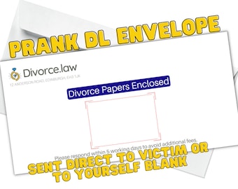 funny envelope divorce papers prank gift for pen pals via etsy