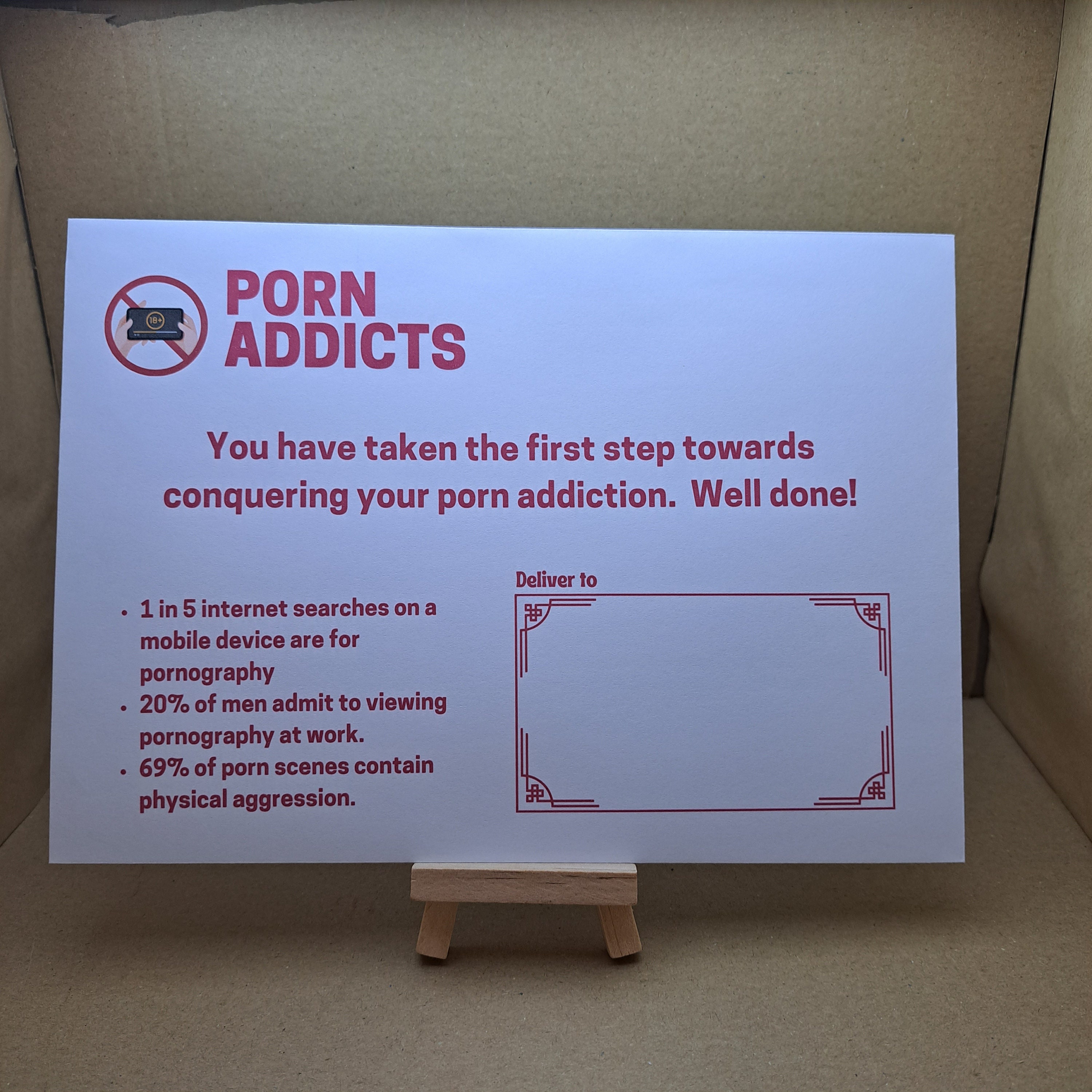 Funny Envelope Porn Addicts Prank Mail Sent Direct to