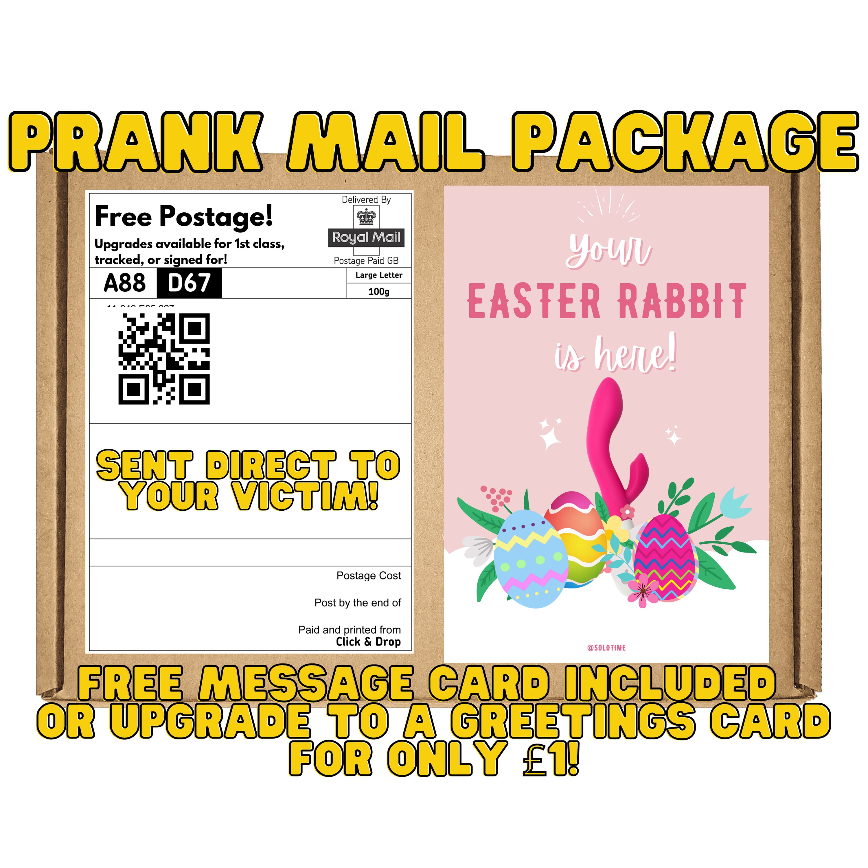 Prank Gift Box Easter Rabbit Sex picture image