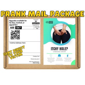 Coffret Cadeau Farce Amusante - Crème Caboose | Cadeau de bâillon hilarant pour les amis et la famille | Paquet de farces anonymes avec carte de message gratuite