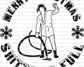 Funniest Christmas Quote of all time SVG PNG DXF instant download "Shitters Full"