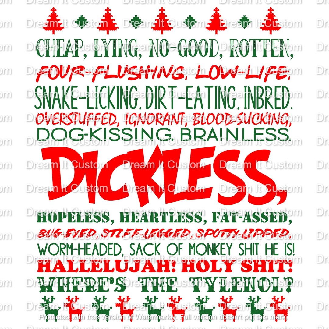 Instant Download SVG & PNG ONLY Cheap, Lying, No-good, National Lampoon ...