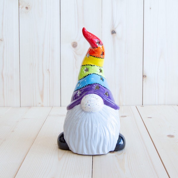 Garden Gnome Lantern - The Rainbow Gnome