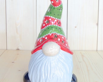 Christmas Garden Gnome Lantern