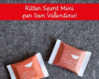 Ritter Sport Mini personalizzati per San Valentino!