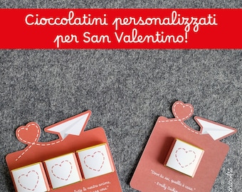 Cioccolatini personalizzati per San Valentino!