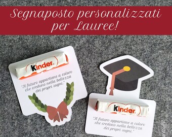 Segnaposto per Lauree | Scegli il tuo tema e la tua grafica!