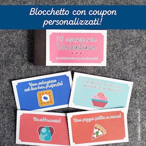 Blocchetto con coupon personalizzati - Scegli il tuo tema e la tua grafica | Compleanni, Eventi e Cerimonie!