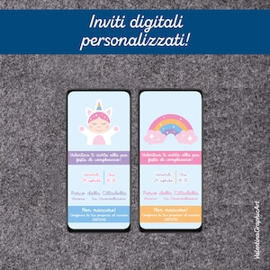 Inviti digitali personalizzati - Scegli il tuo tema e la tua grafica | Compleanni, Eventi e Cerimonie!