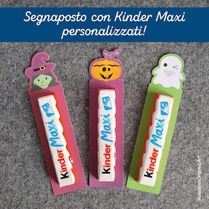 Segnaposto con Kinder Maxi personalizzati - Scegli il tuo tema e la tua grafica | Compleanni, Eventi e Cerimonie!