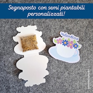 Segnaposto con semi piantabili personalizzati - Scegli il tuo tema e la tua grafica | Compleanni, Eventi e Cerimonie!