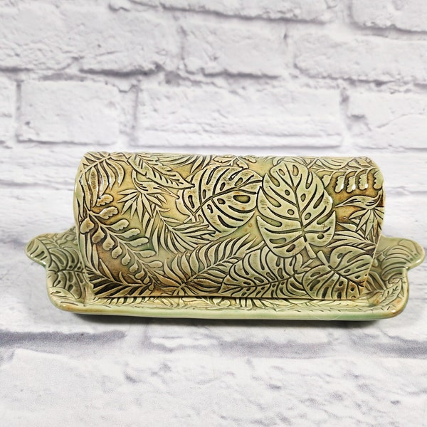 Butter Dish Ceramic Etsy