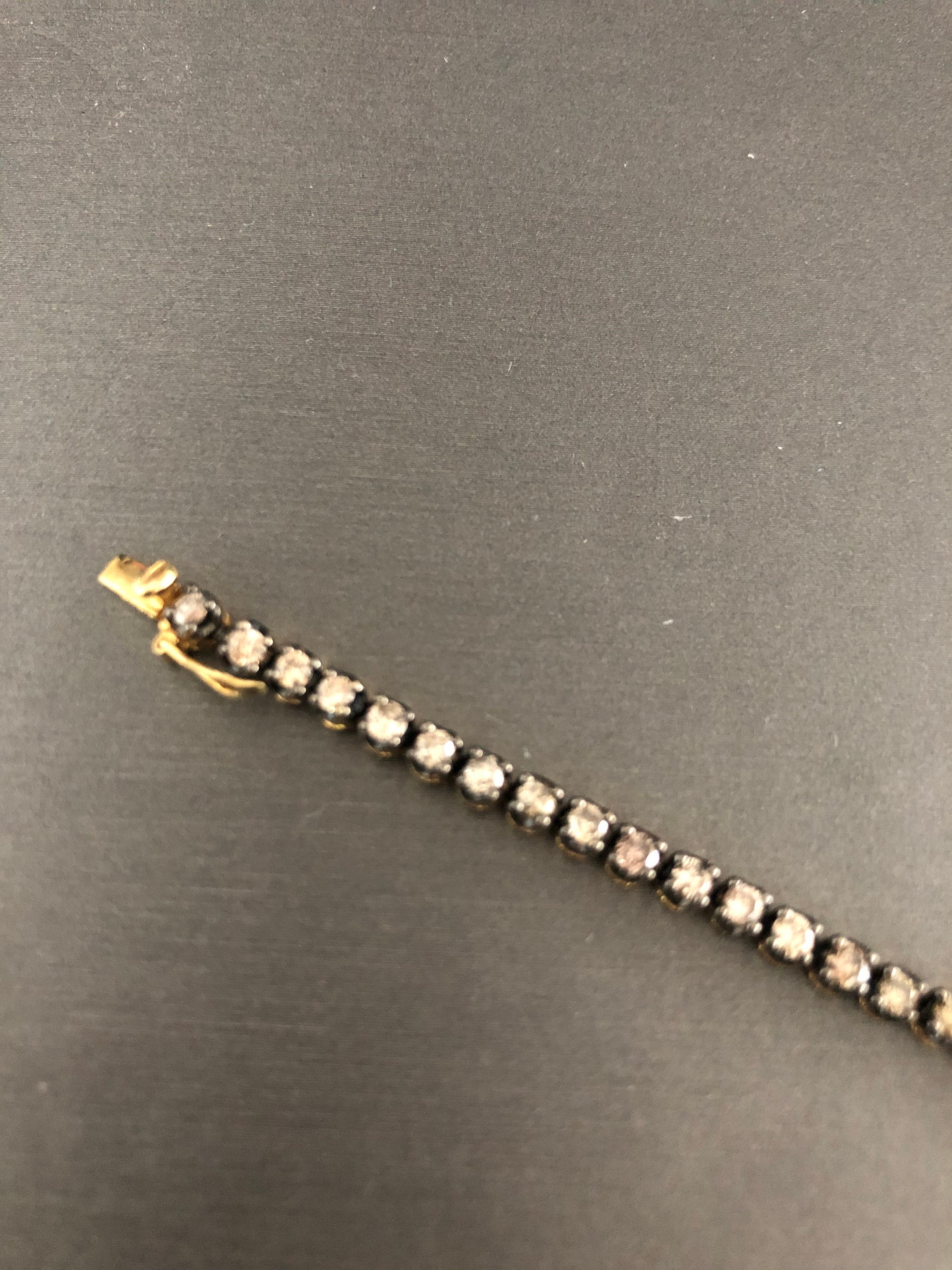 Chocolate Diamond Tennis Bracelet Etsy