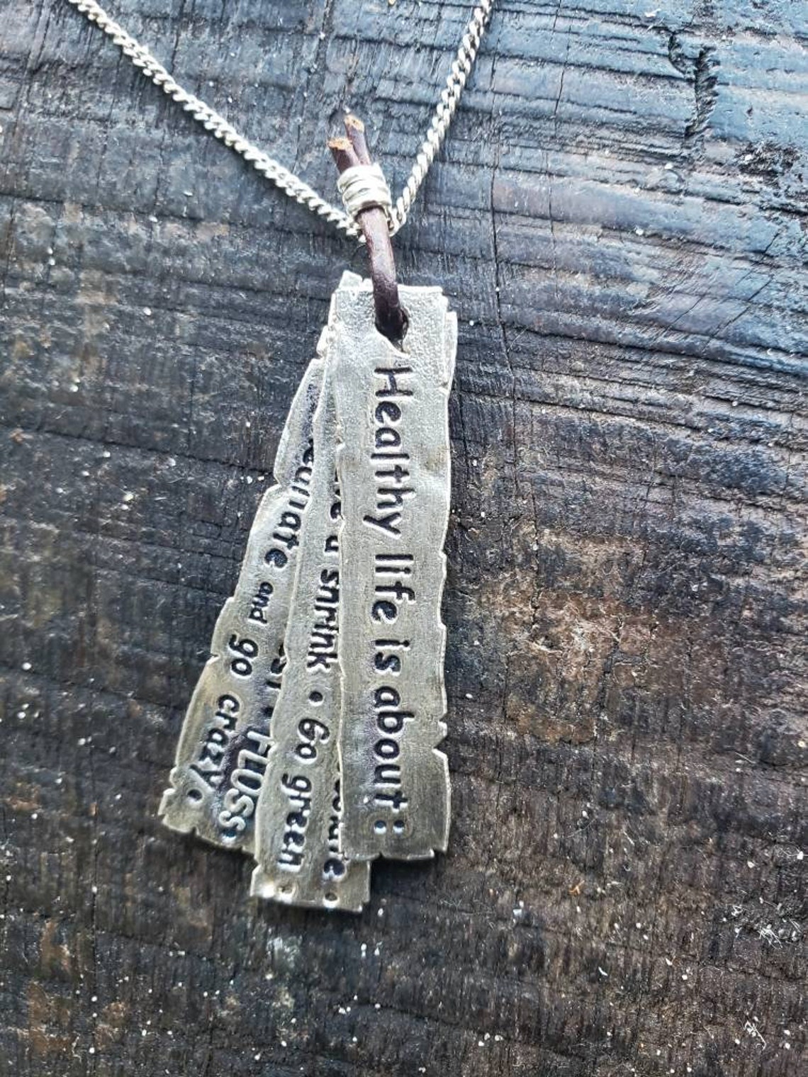Words jewelry-words necklace-inspirational  Etsy