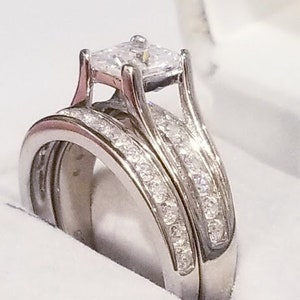 Diamonique bridal sets best sale