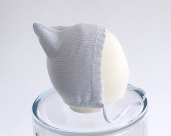 100% Cashmere elegante Baby motorkap voor kleine jongen of meisje - Super Soft - machine & hand-gebreide - biologische - KLAAR-TOT-SCHIP - grootte: 3-6 maanden