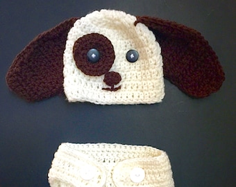 Crochet Baby Puppy Costume