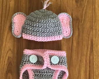 Elephant Costume Pink or Blue