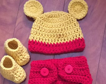Baby &quot;Pooh&quot; inspiriertes Kostüm