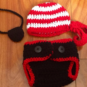 Crochet Baby Pirate Costume