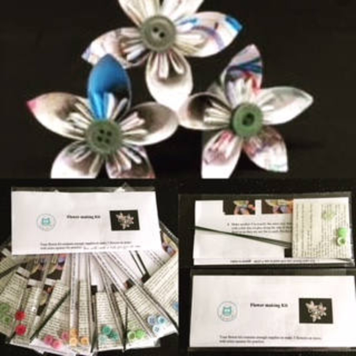Paper Flower Making Kit Etsy