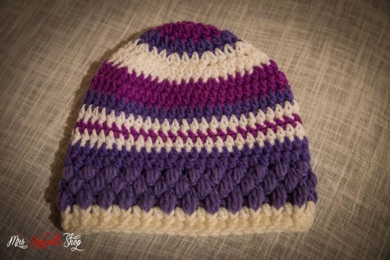 toddler purple winter hat