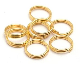 Silver 304 Stainless Steel Round Open Jump Rings 0.9 x 5mm Y00530 Packet 110