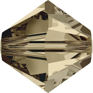 Swarovski Crystal Bicone Beads 5328 -3mm 6mm - Smokey Quartz