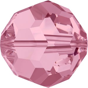 Swarovski Crystal Round Beads 5000 - 3mm 4mm 5mm 6mm 7mm 8mm 10mm - Light Rose