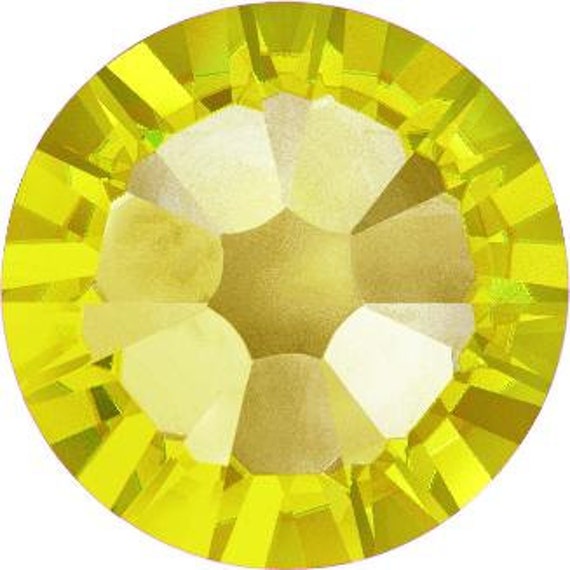 SWAROVSKI  2028 SS 12 Topaz Hotfix SWAROVSKI 2028 SS 12 Topaz Hotfix