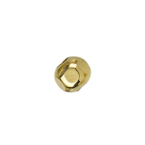 4mm 14K Gold Filled Faceted Round Beads - 50pcs, 100pcs, 500pcs #202118