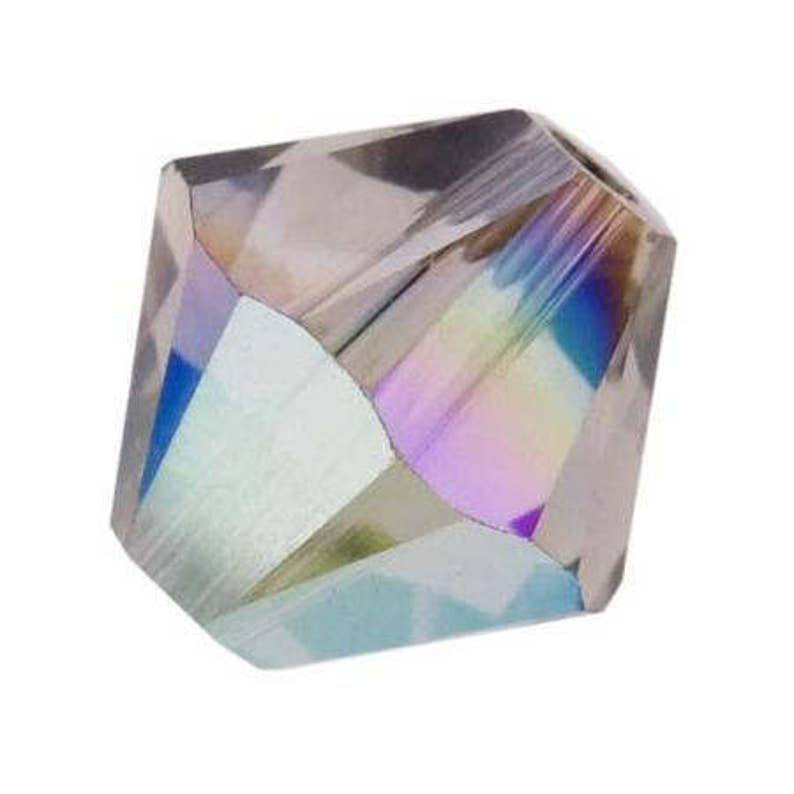 Swarovski Crystal Bicone Beads 5328 3mm 4mm 6mm 8mm Greige AB image 1