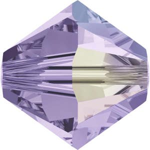 Swarovski Crystal Bicone Beads 5328 -  3mm 4mm 5mm 6mm 8mm - Violet AB
