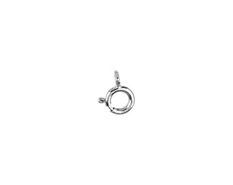 Sterling Silver 8mm Spring Ring met open of gesloten ring- 25pcs, 50pcs, 100pcs (ITEM#9048)