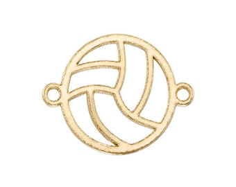 Volleyball Ball Connector 8mm - (202075CNL) - Gold Filled