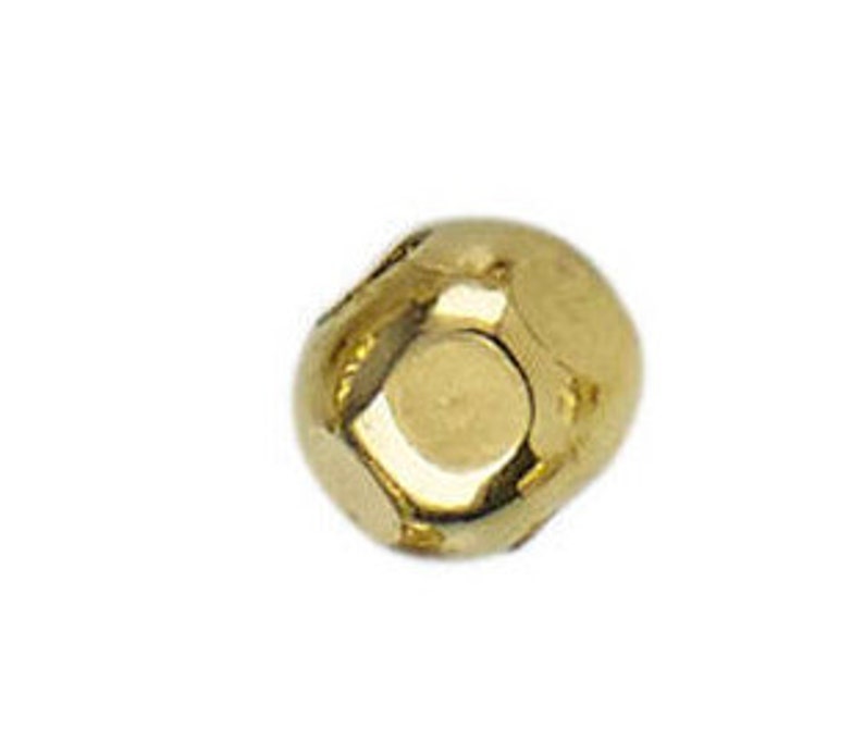 2.5mm 14K Gold Filled Faceted Round Beads 100pcs, 500pcs, 1000pcs 202116 image 1