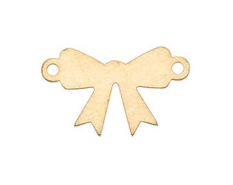 Bow Connector 5.5 x9.8mm - (202035CNL) - Gold Filled
