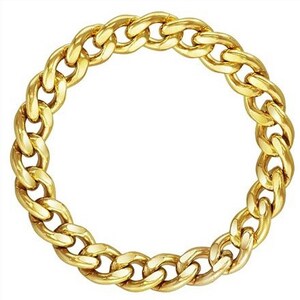 2.9mm Curb Chain Stacking Ring - Gold Filled - Size for any finger  5, 6, 7, 8 - 1 piece - Item# 20CCR5678