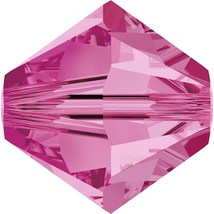Swarovski Crystal Bicone Beads 5328 - 3mm 4mm 5mm 6mm 8mm 10mm - Rose