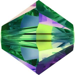 Swarovski Crystal Bicone Beads 5328 - 3mm 4mm 5mm 6mm 8mm - Crystal Vitrail Medium AB