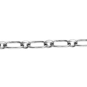 2.8 x 6 mm Fancy Kette am Fuß - Sterling Silber (SS) Artikel # 30578FN