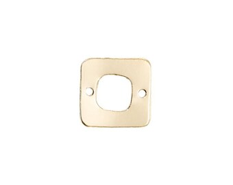 Square Cut Out Connectors 8.5mm - (202323CN) - Gold Filled