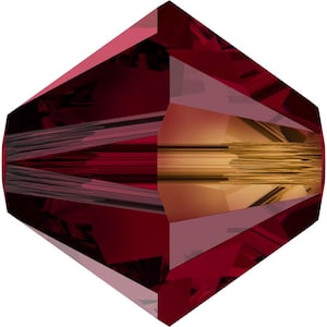 Swarovski Crystal Bicone Beads 5328 - 3mm 4mm 6mm 8mm - Siam AB