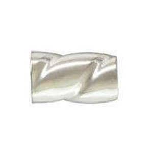 Sterling Argento Twisted Crimp Tubes 2 x 3mm 100pcs, 500pcs, 1000pcs #30606T