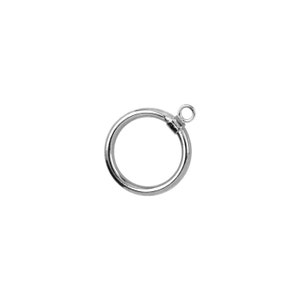 20mm Plain Toggle Clasps-Sterling Silver (#9581)