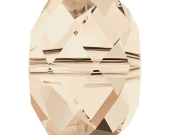 Briolette cristallo Swarovski Perline 5040-6mm 8mm - seta
